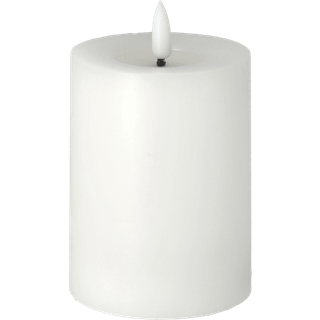Scandi Essentials Bright Melt bloklys LED 12,5 cm Hvid