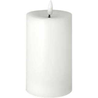 Scandi Essentials Bright Melt bloklys LED 15 cm Hvid