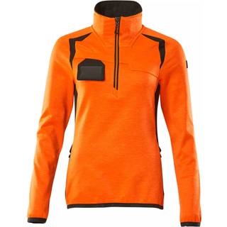 MASCOT® Fleecetrøje med kort lynlås Hi-Vis Orange/Mørk Antracit 19353-316-1418 XL