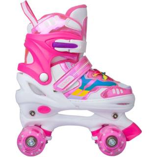 VENOR Ignite LED Side-By-Side Rulleskøjter - Shiny Pink, Shiny Pink / 26-29EU