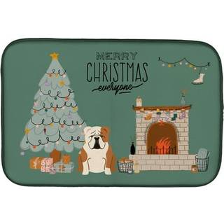 """" Caroline's Treasures Fawn White English Bulldog Christmas Alle opvaskemønstre 14 x 21 multicolor """"