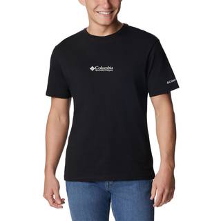Columbia Men's CSC Basic Logo Short Sleeve Black, Csc Retro Logo, S