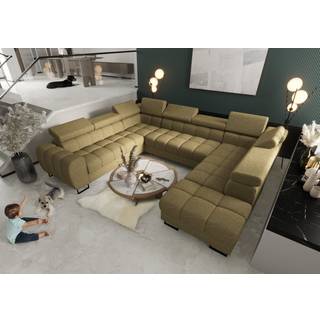 ASPER MAX I HJØRNESOFA 265x350x225 CM - ARAGON 35 , VENSTRE