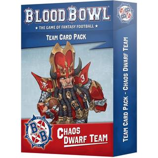 Team Card Pack - Chaos Dwarf Team - Blood Bowl - Games Workshop