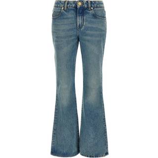 Balmain Low-rise bootcut jeans - blue - M