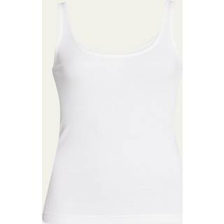 Vince Cotton-blend tank top - white - M