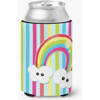"""" Caroline's Treasures Weather Rainbow Face Can eller flaskehugger kan kramme flerfarvet """"