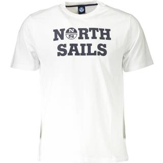 North Sails White Cotton Men TShirt