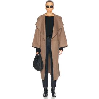 Toteme Signature wool and cashmere coat - brown - XS