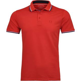 RAGMAN Herren Polo-Shirt rot