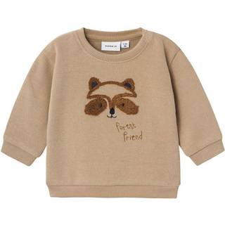 NAME IT Sweatshirt Salt Weathered Teak