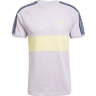 3-Stripes Panel T-shirt - Silver Dawn / Powder Yellow - XS