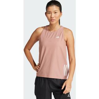 adidas Women's Own the Run Bars Tank Tank Top Damer størrelse L farve pink