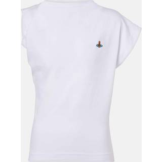 Vivienne Westwood Hebo asymmetric cotton jersey T-shirt - white - L