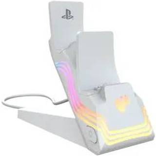 PDP Afterglow Wave Dual Charger (hvid)