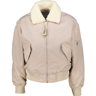 Sateen Aviator Jacket - Grey - L