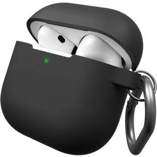 KeyBudz Elevate Series-cover med nøglering til Airpods 4. generation - Svart