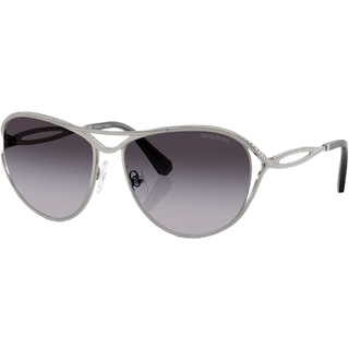 Swarovski SK7028 40098G 59 Solbriller Kvinder Gunmetal - Gunmetal - 59mm
