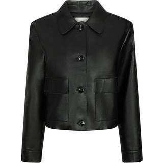 Neo Noir Romana Faux PU Jakke - Sort - str. 34
