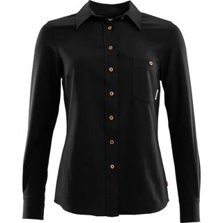 Aclima LeisureWool Woven Wool Shirt Woman Jet Black, XL
