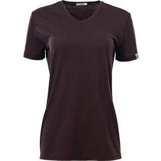 Aclima Women's LightWool 180 Loose Fit Tee Chocolate Plum, XS