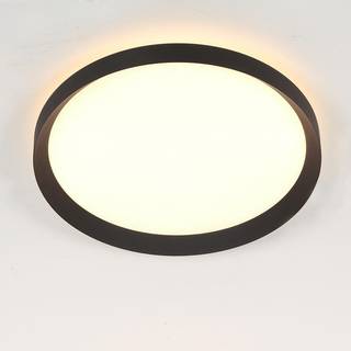 Flady loftlampe, sort, Ø 40 cm, direkte/indirekte