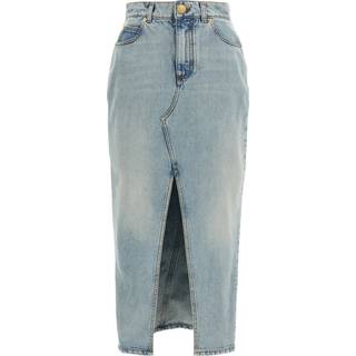 Balmain Denim midi skirt - blue - XL+