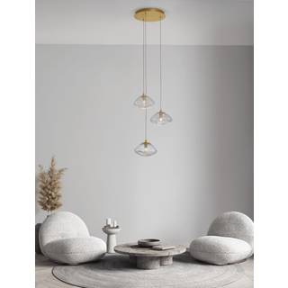 Nova Luce Hängande Lampa King Mässingsguld