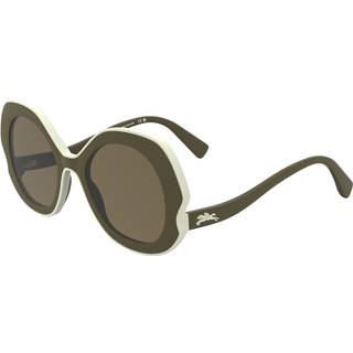 LONGCHAMP Kvinde LO780S 319 Solbriller Bio-injekt Grøn Rund Normal