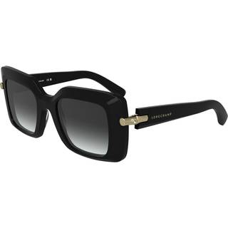 LONGCHAMP Kvinde LO776S 001 Solbriller Acetat Sort Firkantet Normal