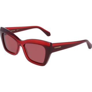 Ferragamo Donna SF2065S 613 Solbriller Acetato Farfalla Normale