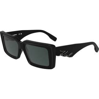 Karl Lagerfeld Kvinde KL6180S 001 Solbriller Acetat Sort Firkantet Normal