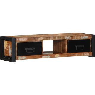 Tv-Bord 100X30X25 Cm - Massivt genanvendt træ