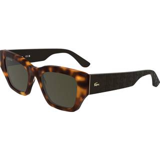 Lacoste Kvinde L6053S 214 Solbriller Acetat Havana Brun Sommerfugl Normal