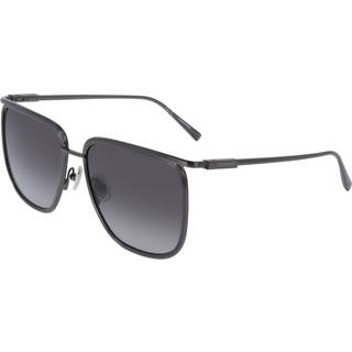 Ferragamo Donna SF324S 027 Solbriller Metallo Rutenio Squadrata Normale