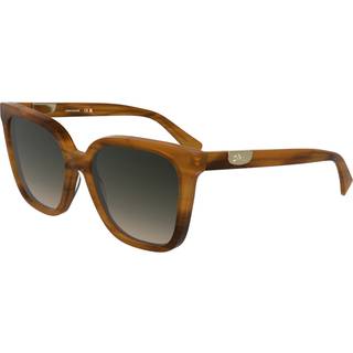 LONGCHAMP Kvinde LO772S 211 Solbriller Acetat Brun Sommerfugl Normal