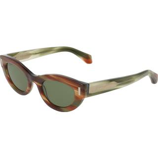 Ferragamo Donna SF2062SE 280 Solbriller Acetato Marrone Cat Eye Normale