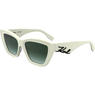 Karl Lagerfeld Kvinde KL6179S 105 Solbriller Acetat Hvid Cat Eye Normal