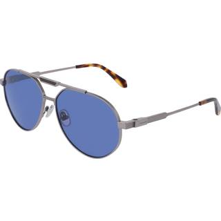 Salvatore Ferragamo SF327S 021 62 Solbriller Mænd Silver - Matte Light Ruthenium Silver - 62mm