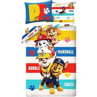 Paw Patrol: Sengetøjssæt, bomuld - 140 x 200 cm