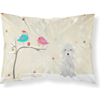 """" Carolines skatte julegaver mellem venner Bedlington Terrier Blue Straff Standard Pillowcase BB2562Pillowcase Multicolor """"
