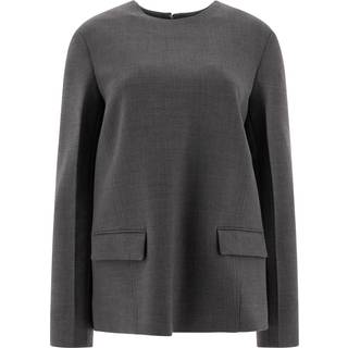 Toteme Round-neck top - grey - XXXS