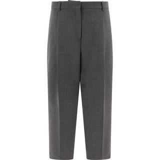 Toteme Pleated low-rise straight pants - grey - XL