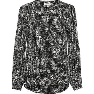 Kaffe Kapollie Amber Blouse Bluser 10509535 Black/Turtledove Graphic Dot (44)