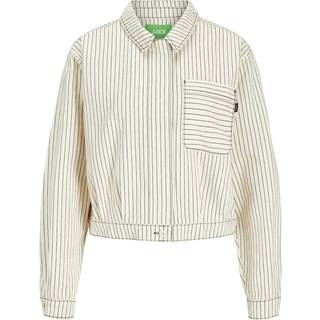 JJXX - Jxmaddy Rlx Overshirt - Damejakker - Blanc De Blanc/black - S
