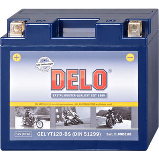 Delo Gelbatteri, Påfyldt