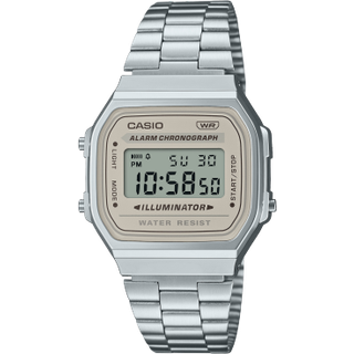 Stilfuld Unisex Casio Sølv Ur A168WA-8AYES