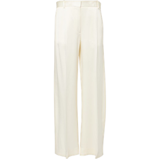 Toteme High-rise wide-leg pants - white - XL