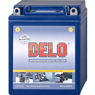 Delo Gelbatteri, Påfyldt