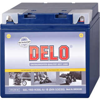 Delo Gelbatteri, Påfyldt